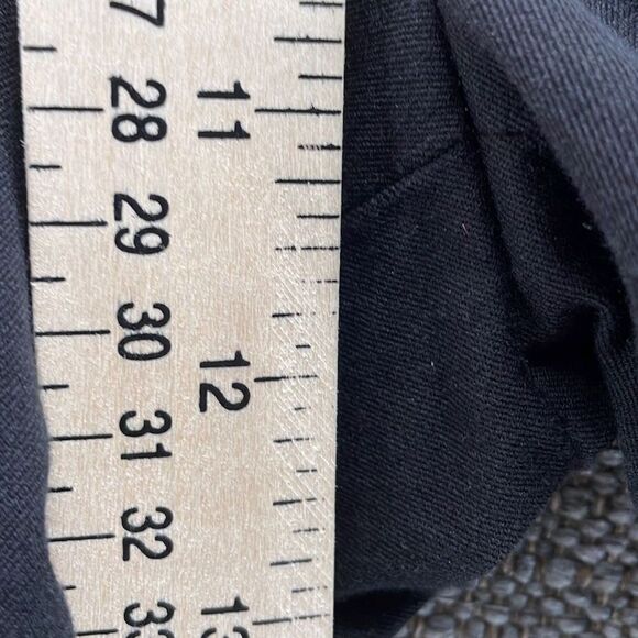 Talbots Pants 14 Black Cropped Straight Leg Trousers‎ Professional Chatham Crop - Picture 4 of 10